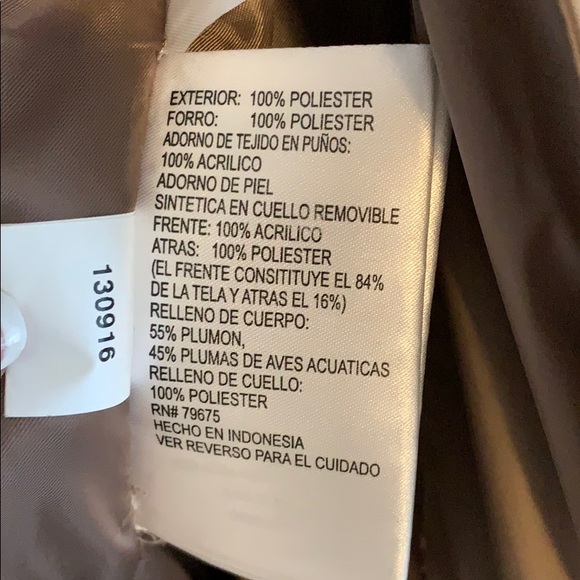 Michael Kors Truffle Faux Fur Puffer Jacket - Picture 7 of 8